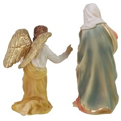 Scena Annunciazione della Risurrezione cm 9 Statue Pasquali 2