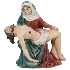 Dead Jesus in the arms of the Madonna 9 cm Easter Statues