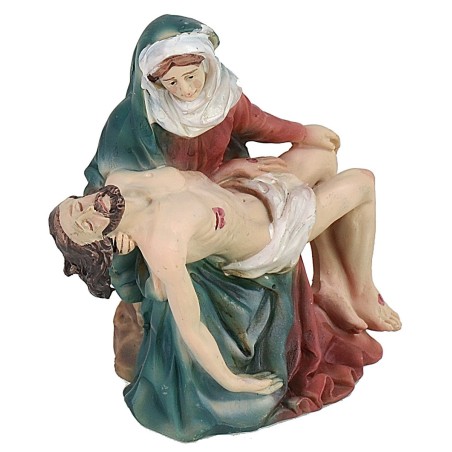 Jesús muerto en los brazos de la Virgen María cm 9