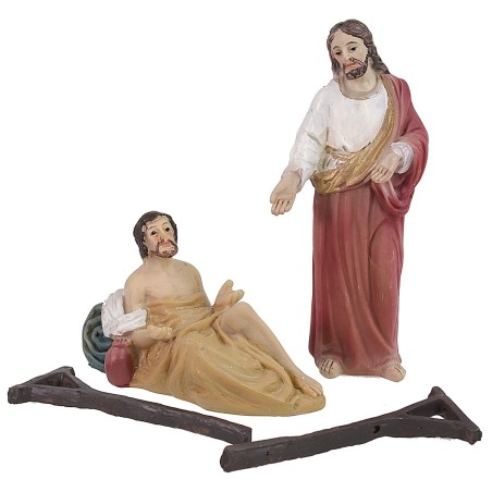 Jesus heals the paralytic cm 9 Paschal statues