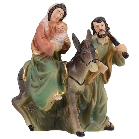 Fuga in egitto cm 9 Mondo Presepi