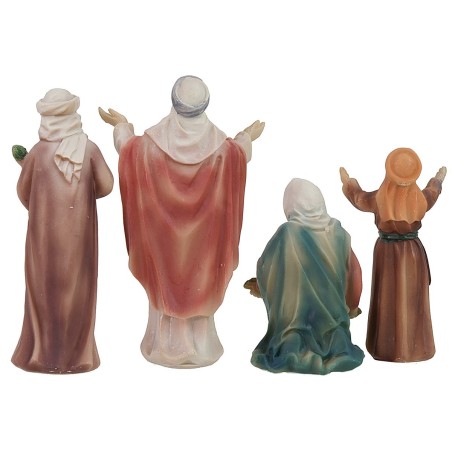 Multitud que recibe a Jesús cm 9 Estatuas Pascuales