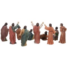 Folla che accoglie Gesù cm 9 Statue Pasquali Mondo Presepi 2