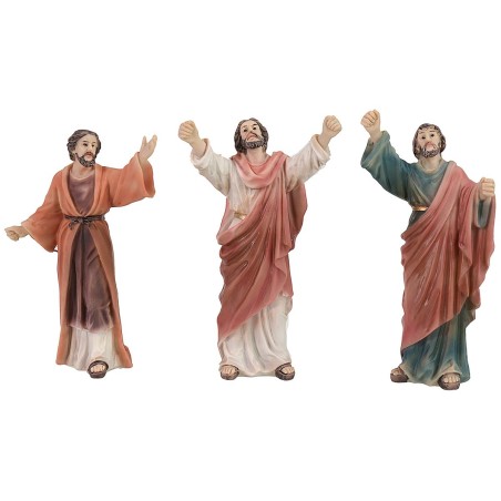 Multitud que recibe a Jesús cm 9 Estatuas Pascuales