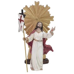 Apparition of risen Christ cm 9 Paschal statue
