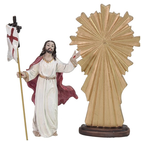 Apparition of risen Christ cm 9 Paschal statue