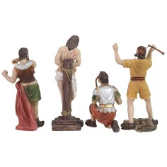 Flagellazione di Gesù cm 9 Statue Pasquali Mondo Presepi 2