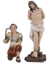 Flagellazione di Gesù cm 9 Statue Pasquali Mondo Presepi