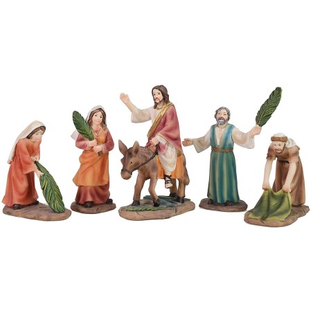Domenica delle Palme cm 9 Statue Pasquali Mondo Presepi