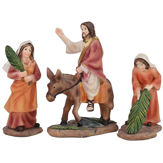 Domenica delle Palme cm 9 Statue Pasquali Mondo Presepi