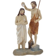 Bautismo de Jesús 12 cm - Figuras para Belén Pascual Mundo