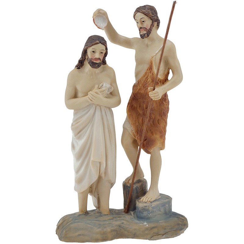 Battesimo di Gesù 12 cm - Statue per Presepe Pasquale Mondo