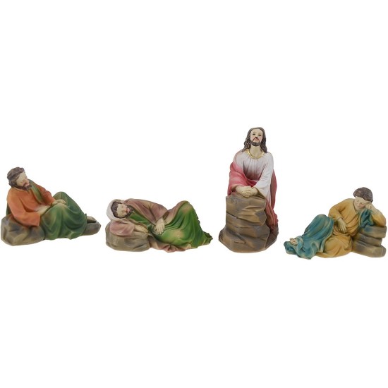 Jesús en el huerto de Getsemaní cm 13 Estatuas Pascuales
