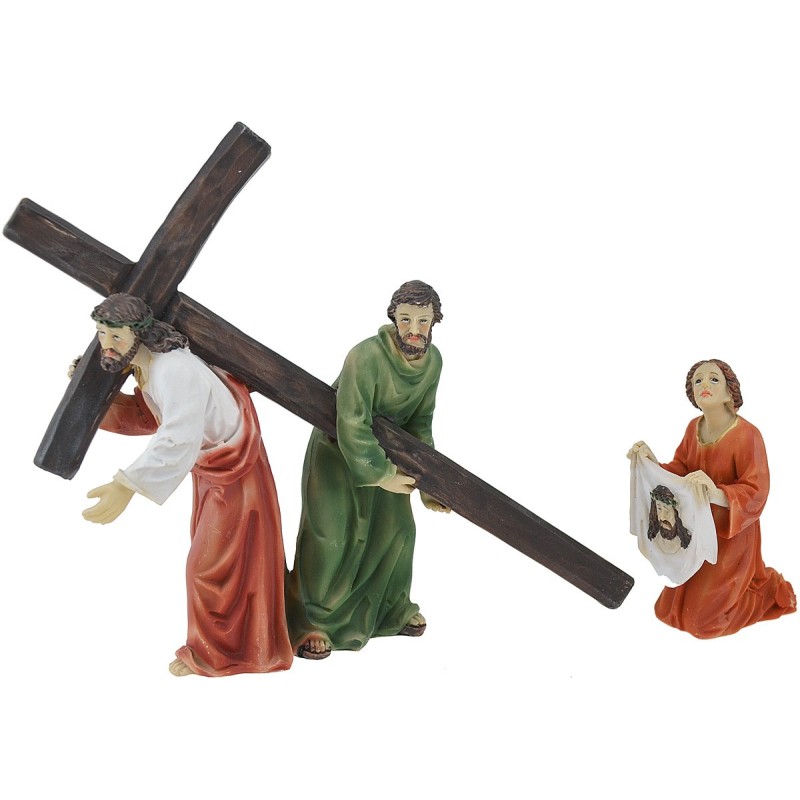 Via Crucis la veronica 12 cm Easter statues