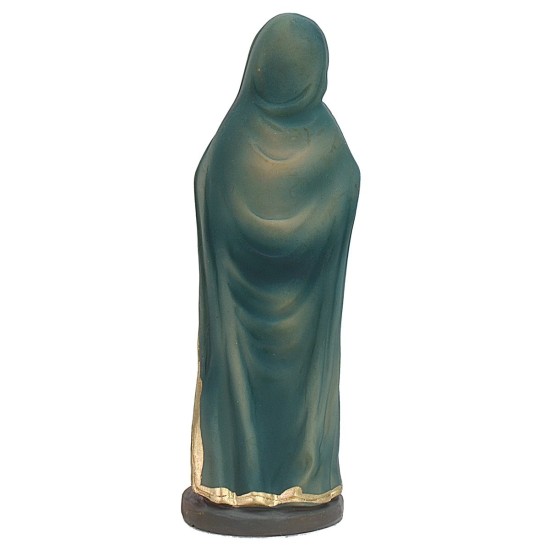 Madonna incinta 11 cm in resina resina, base, reale, altezza