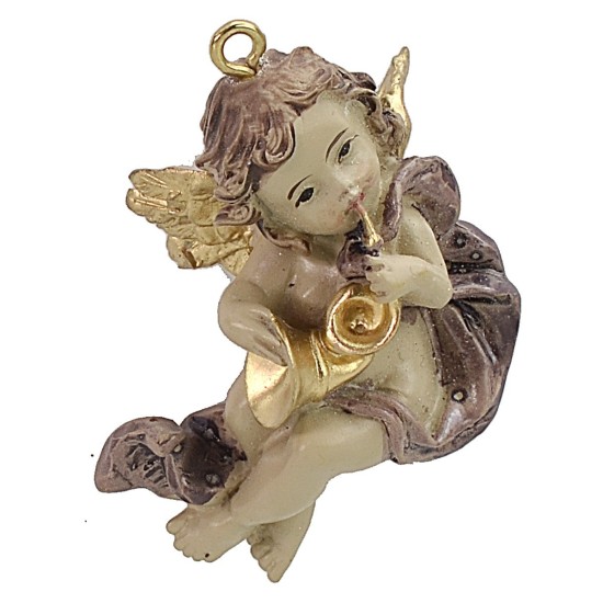 Set di 3 puttini da appendere in resina 5 cm Mondo Presepi