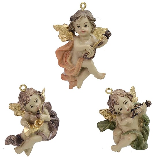 Set of 3 putty to hang in resin cm 5