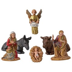 Natività 6 pz Landi cm 3,5 - Moranduzzo Mondo Presepi