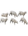 Set 6 pecore per statue cm 6 Landi Mondo Presepi