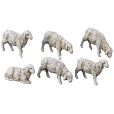 Set 6 pecore per statue cm 6 Landi Mondo Presepi 2