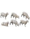Set 6 pecore per statue cm 6 Landi Mondo Presepi