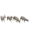 Cane + capra + 6 pecore Landi Moranduzzo per statue 10 cm Mondo