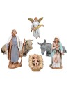 Natividad conjunto 6 piezas cm 6,5 figuras históricas Landi Mondo Pesebres
