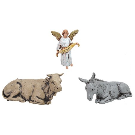 Natividad conjunto 6 piezas cm 6,5 figuras históricas Landi Mondo Pesebres