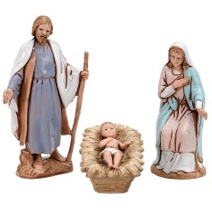 Nacimiento set 3 piezas cm 6,5 cost.  2