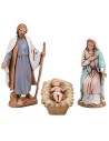 Natividad set 3 pzas 6,5 cm figuras históricas Landi Mundo Pesebres