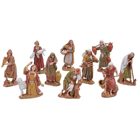 Set of 10 shepherds 6.5 cm cost. Landi historians