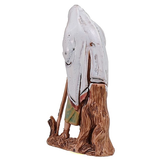 Old man with stick 6.5 cm cost. Landi historians