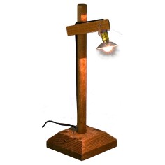 Street lamp in wood cm 4,5x4,5x13 h 2