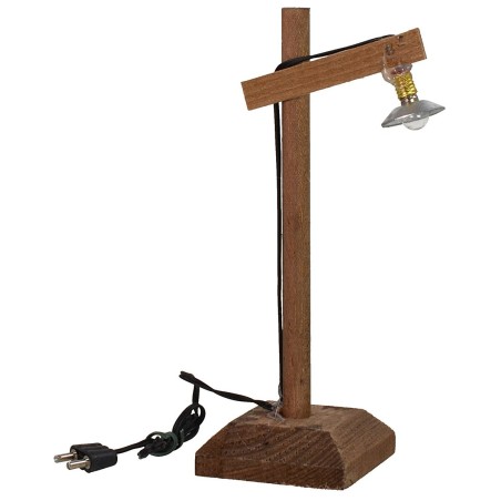 Lampione da strada in legno cm 4,5x4,5x13 h