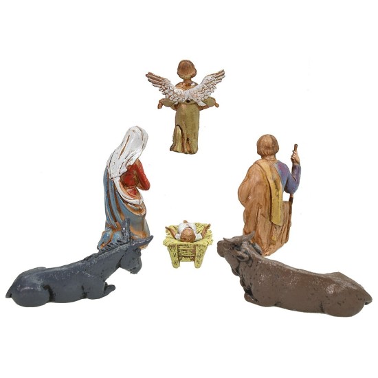 Natività 6 pezzi cm 8 Landi Moranduzzo Mondo Presepi