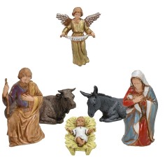 Natività 6 pezzi cm 8 Landi Moranduzzo Mondo Presepi 2