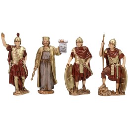 Juego de 4 figuras Centurión, 2 soldados y Rey Herodes serie 8