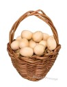 Basket with eggs 3.5 cm