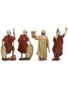 Juego de 4 figuras Centurión, 2 soldados y Rey Herodes serie 8