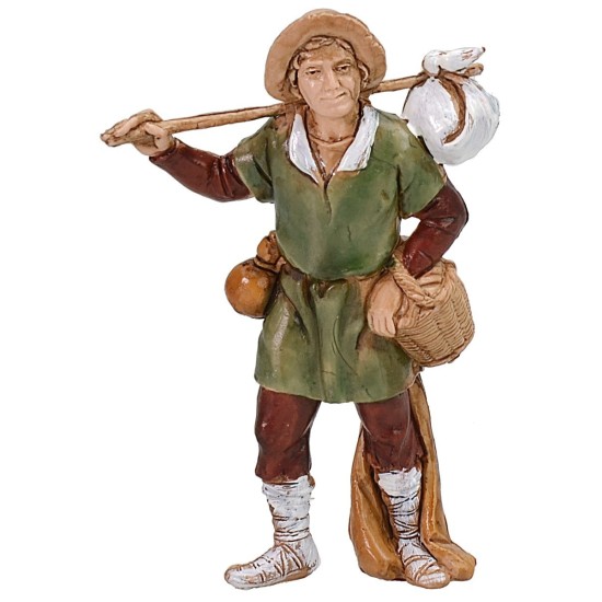 Conjunto de 6 figuras para pesebre de 8 cm Landi Moranduzzo