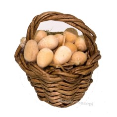 Basket with eggs 2.5 cm