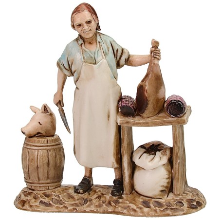 Set 3 scene al lavoro serie 8 cm Landi Moranduzzo Mondo Presepi