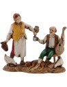 Conjunto de 2 escenas Landi Moranduzzo de 8 cm para taberna