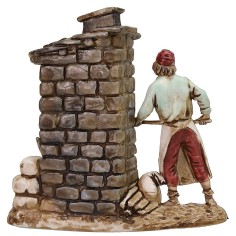 Escena panadero en el horno cm 8 Landi Mundo Pesebres 2