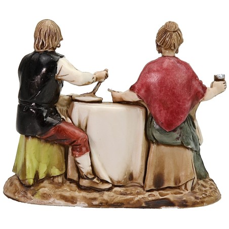 A man and a woman at the table 8 cm Landi