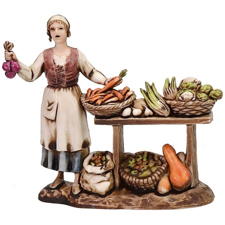Fruttivendola serie cm 8 Landi Mondo Presepi
