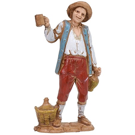 Set 3 soggetti Napoletani 8 cm Landi Moranduzzo Mondo Presepi