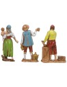 Conjunto de 3 figuras Napolitanas de 8 cm Landi Moranduzzo