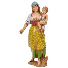 Mother with child in her arms 8 cm Landi