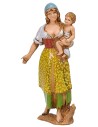Mamma con bambino in braccio cm 8 Landi Mondo Presepi